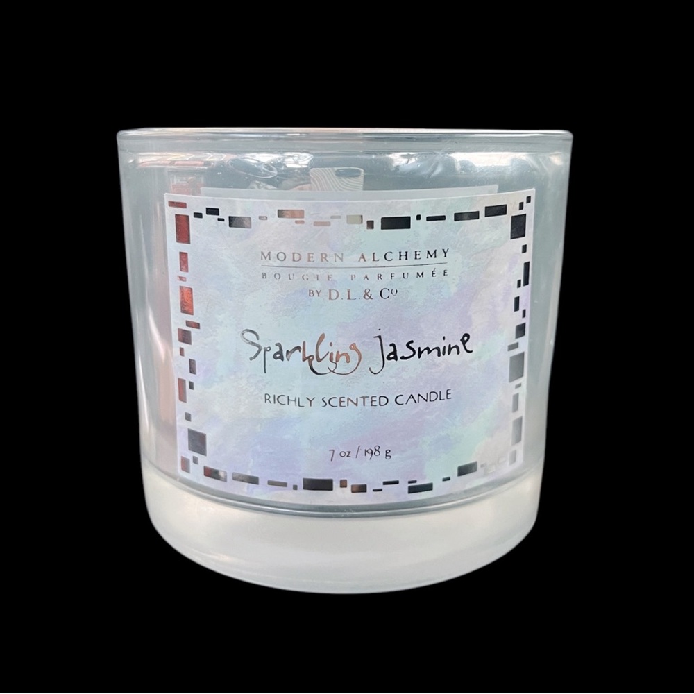 NWT Modern Alchemy Bougie Parfumee by D. L. & Co Sparkling Jasmine Candle, 7oz